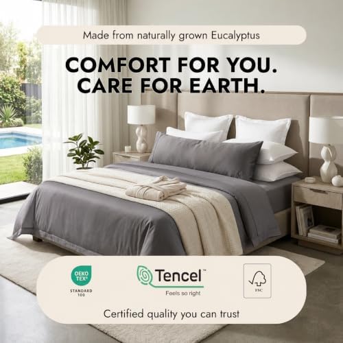 Cotton Metrics Body Pillowcase 20x48 – 100% Tencel Lyocell Eucalyptus Cooling - Image 2