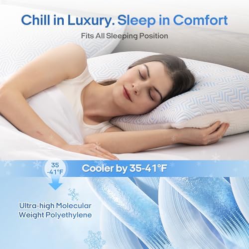 puredown® Cooling Goose Feather Down Pillow, King Size - Image 5