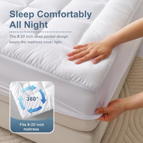 Twin Mattress Topper, Mattress Pad - Image 4