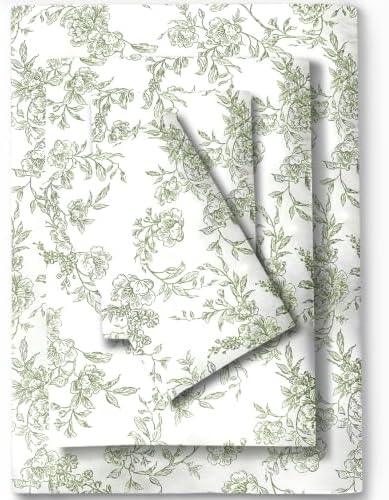 Feather & Stitch 100% Cotton Sateen 500 TC Full Size Bed Sheet Set by FEATHERSTITCHNEWYORK