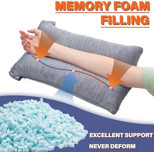 1 MIDDLE ONE Arm Pillow, Memory Foam Arm Rest Pillow - Image 2