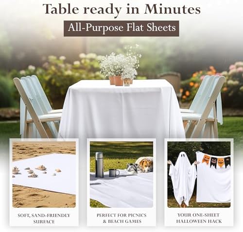 King Size Flat Sheet Only, Ultra Soft & Breathable Hotel Sheets - Image 6