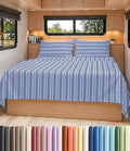 Short Queen Size 4 Piece Bed Sheet Set by CGKUnlimited