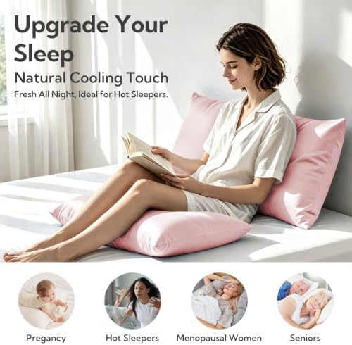 MR&HM Standard Pillowcase Set of 2, Cooling & Breathable - Image 2