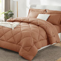 CozyLux King Comforter Set 102"x90" Pumpkin by CozyLux