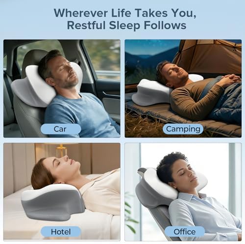 Cervical Neck Pillow for Pain Relief, Ergonomic Side Sleeper Pillow for Sleeping - Image 7