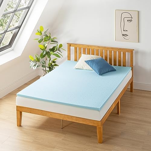 Best Price Mattress 1.5 Inch Ventilated Memory Foam Mattress Topper, Cooling - Image 2