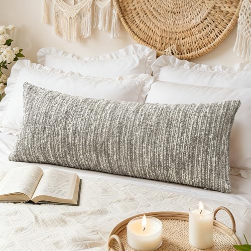 Artscope Lumbar Throw Pillow Cover 14x36 Super Thick Body Pillow Cover - Image 4