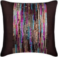 The HomeCentric Multi Color Pillow Shams, 24x24 inch Pillow Shams, Square Silk by TheHomeCentric
