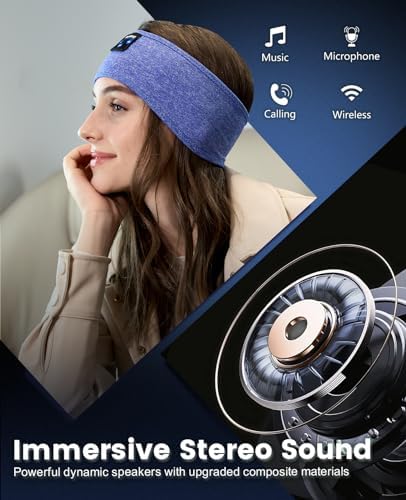 Perytong Sleeping Headphones and Bluetooth Blackout Sleep Mask Set, Finally - Image 3