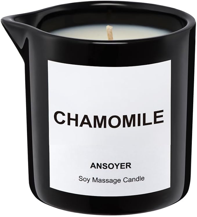 Massage Oil Candle, Ultra Hydrating Body Care by ANSOYER