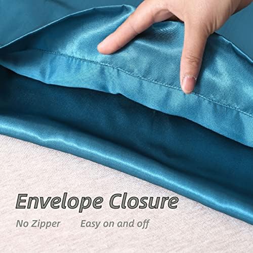 Satin Body Pillow Cover, 20x54 Inches Pillow Case Set of 1 - Image 4