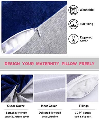 60in Full Body Pillow | Nursing, Maternity and Pregnancy Pillow | Extra Large U - Image 4