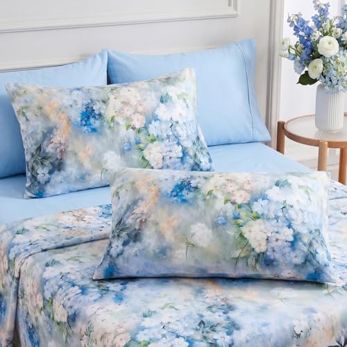 Bedorm 100% Cotton Pillowcases Queen Size Pillow Cases Set of 2 Soft & - Image 6