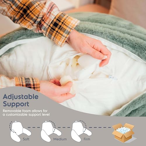 Nestl Fur Reading Pillow, Stylish Back Pillow - Image 6