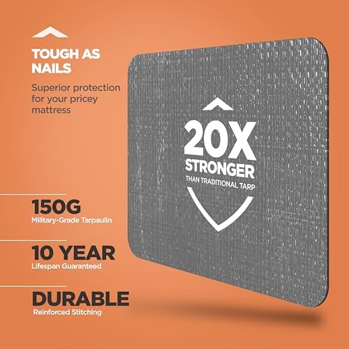 Mattress Bags For Moving With 8 Handles Twin XL Mattress Moving Bag – - Image 3