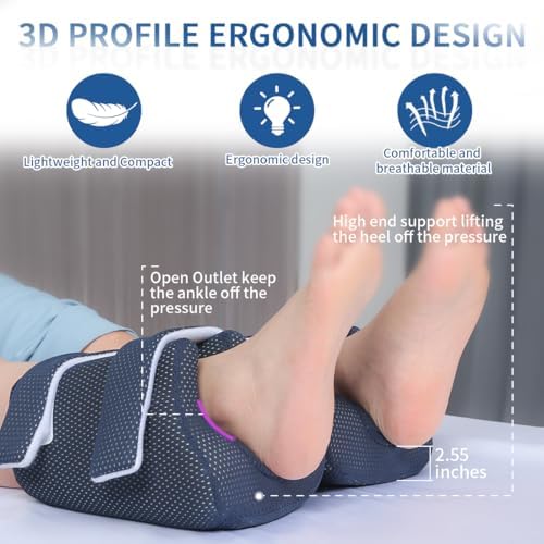 EZ Assistive Heel Protector Cushion Foot Pillow Remove Pressure, A Heel - Image 5