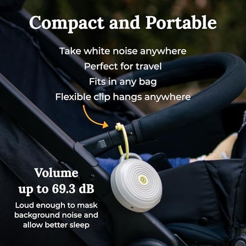 Yogasleep Hushh & Crush Resistant Travel Case, Portable White Noise Sound - Image 6