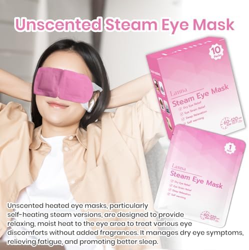 LANNA Heated Steam Eye Mask, Disposable 120 Minutes - Image 3