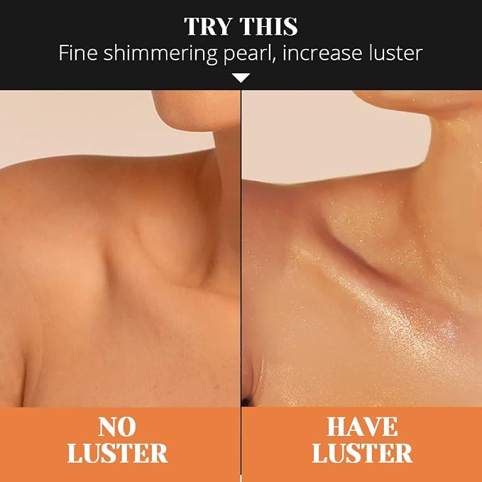 Liyalan Shimmer Body Oil Bronze Gold 5 Color Bronze 3.38 Fl Oz Face Glow Pearl - Image 5