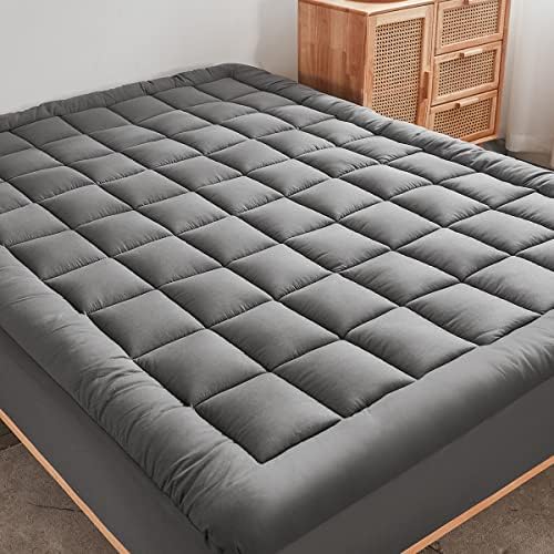 Mattress Pad Cover with Stretches to 18” Deep Pocket Fits Up to 8”-21” Cooling - Image 7