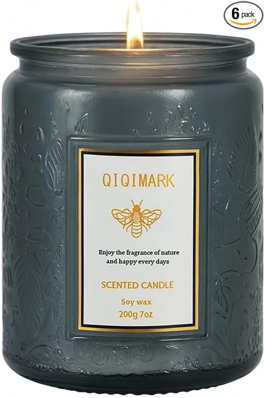 Candles for Home Scented, Christmas Gifts Candle Set for Women by QIQIMARK