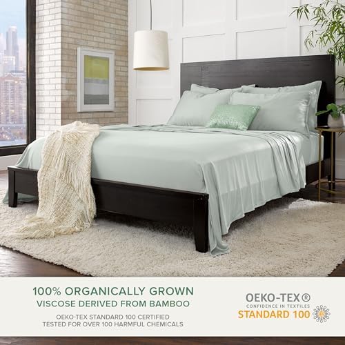 Pure Bamboo Full Sheets, Genuine 100% Organic Viscose Derived from Bamboo Bed - Image 2