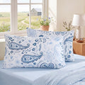 Bedorm Cotton Pillow Cases King Size Set of 2 Paisley Floral Pillow Covers Soft by Bedorm