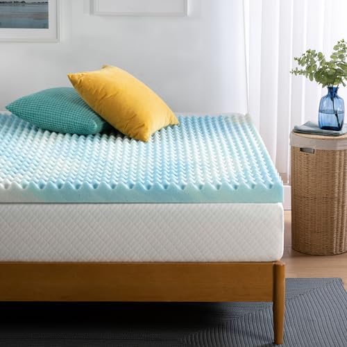 ZINUS 3 Inch Swirl Gel Cooling Memory Foam Mattress Topper, More Convenient - Image 7