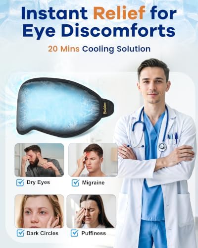 BeeVines 3D Contoured Cooling Eye Mask - Image 2