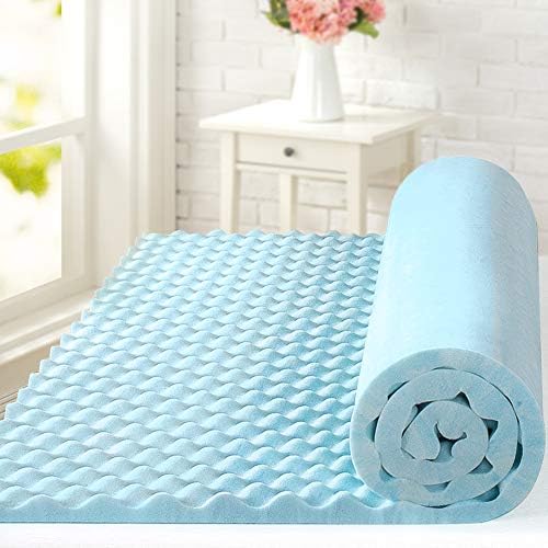 ZINUS 1.5 Inch Swirl Gel Cooling Memory Foam Mattress Topper, Cooling Airflow - Image 6