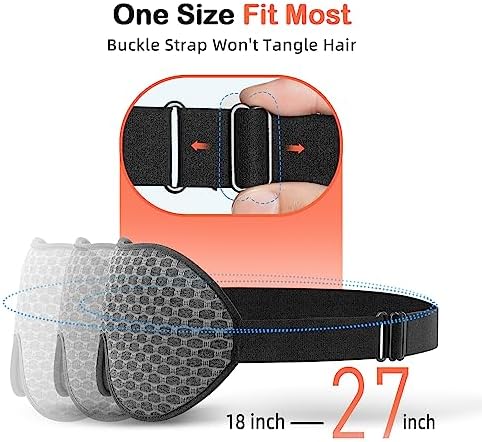 INNELO Sleep Mask for Side Sleeper, 3D Zero-Pressure, 100% Blackout - Image 6