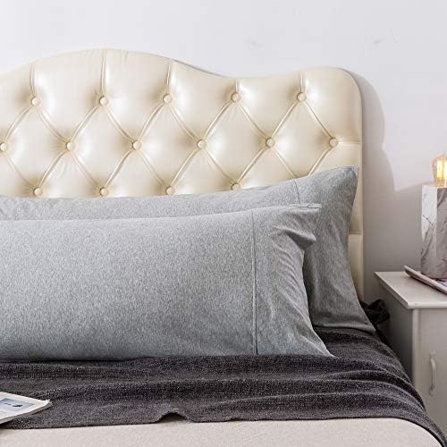 H HOUSEHOLD 100% Jersey Knit Cotton Body Size Pillowcases Set of 1, Super Soft - Image 5