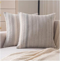 Cethom Boho Throw Pillow Covers 20x20 Inch Set of 2, Farmhouse Decorative Couch by Cethom