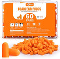 VOISEN 60 Pairs Foam Ear Plugs, Ear Plugs by VOISEN