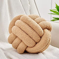 Uvvyui Knot Pillow Ball, Soft Home Decorative Pillows, Round Throw Pillow by Uvvyui