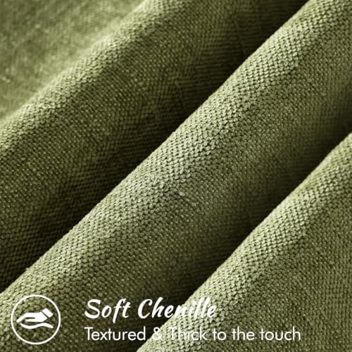 decorUhome Chenille Decorative Throw Pillow Covers 22x22 Set of 2 - Image 2
