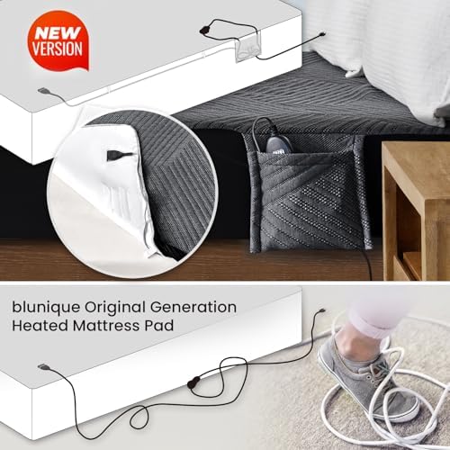Electric Heated Mattress Pad Twin Size Single Control Bed Warmer, Deep Pocket - Image 3