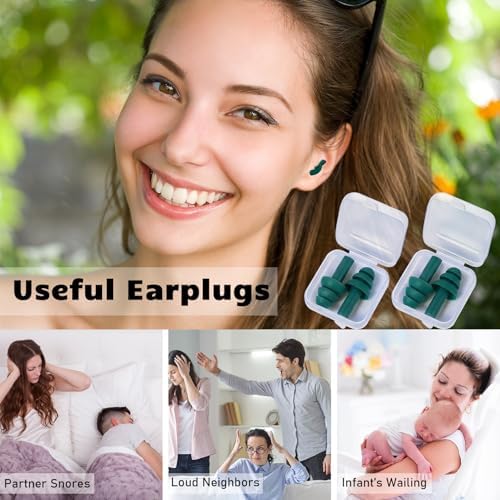 Tondiamo 150 Pairs Ear Plugs Bulk Individually Wrapped Earplug - Image 7