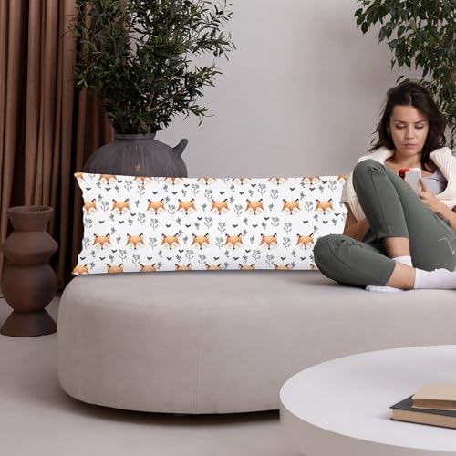 Baby Fox 20x54 Body Pillow Cover, Fox Gifts - Image 4