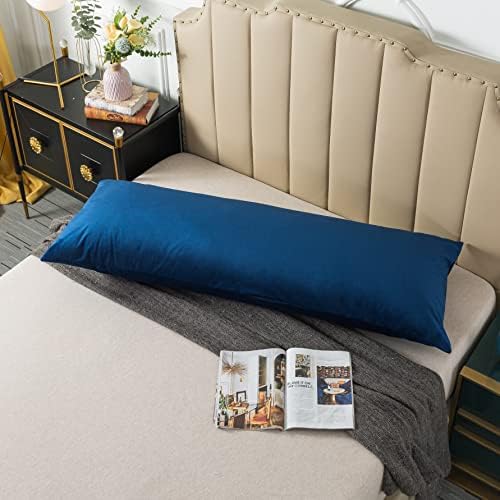 H HOUSEHOLD Velvet Body Pillow Cover, 20x54 Inches - Image 3