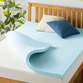 Best Price Mattress 1.5 Inch Ventilated Memory Foam Mattress Topper, Cooling by BestPriceMattressInc