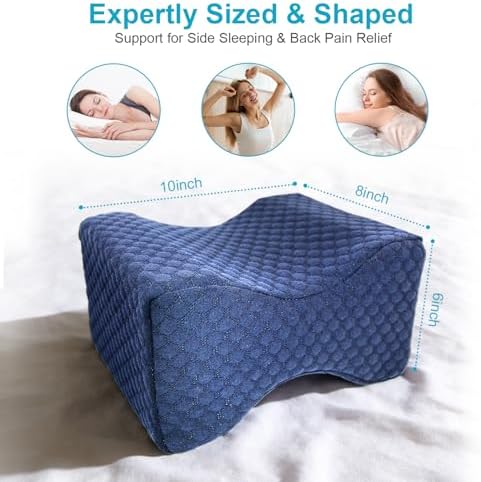 Knee Pillow Cover 10" x 8" x 6", Replacement Leg Pillow Case, Knee Pillow Covers - Image 2