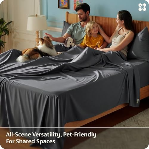 Bedsure PureWoven 100% Rayon Derived from Bamboo, Full Size Sheets - Image 6