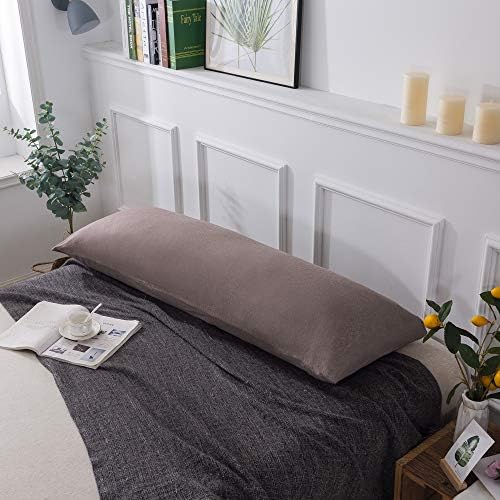 H HOUSEHOLD 100% Jersey Knit Cotton Body Size Pillowcases Set of 1, Super Soft - Image 3