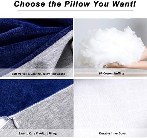 MOON PINE 60 inch Pregnancy Pillow, Detachable U Shape Full Body Pillow - Image 3
