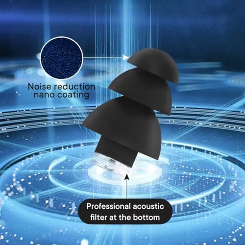 Ear Plugs for Sleeping Noise Cancelling Reusable Comfortable Silicone Earplugs - Image 5