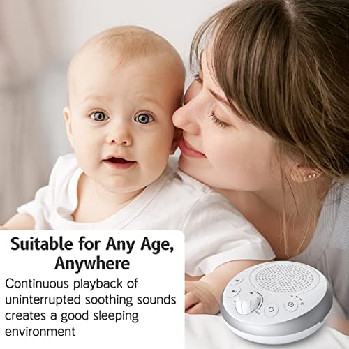 Loud Pink Noise Sound Machine Sleep Machine Nostop 30 Soothing Sounds - Image 5