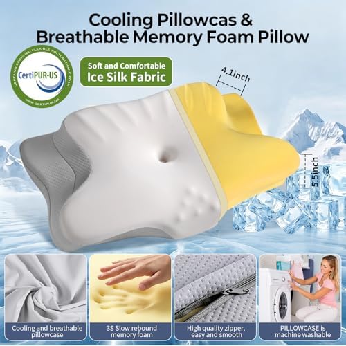 Ylekto Cervical Neck Pillow for Pain Relief - Image 5