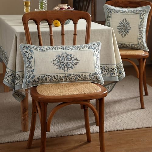 ISAENNE Designer Linen Throw Pillow Cover - Image 2